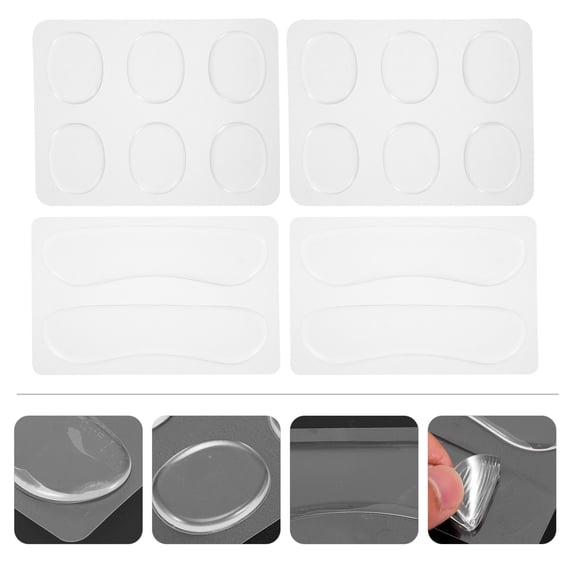 Niceauty 16Pcs Strong Adhesion Silicone Drum Dampening Gel Pads for Drum and Percussion Accessories