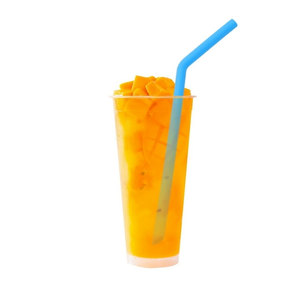 Niceauty 18Pcs Washable Reusable Straws Bulk Assorted Color Foldable for Travel and Dining