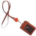 thumbnail image 1 of Niceauty Employee Badge Holder Vertical PU with Card Storage 1Pcs, 1 of 7