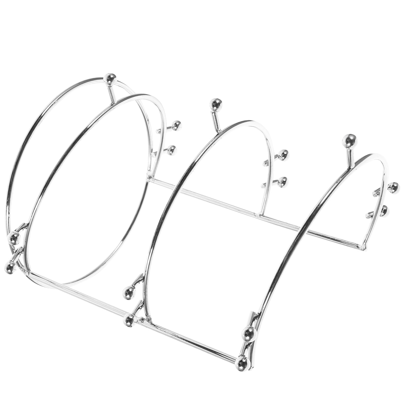 Niceauty 1Pack Crown Display Rack For Bridal Headpieces Metal Silver ...