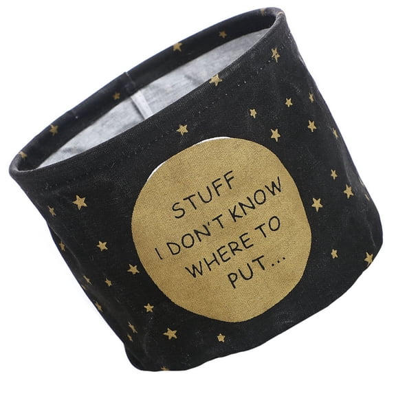 Niceauty 1Pack Cube Storage Bin Black Cotton Foldable Storage For Home Organization