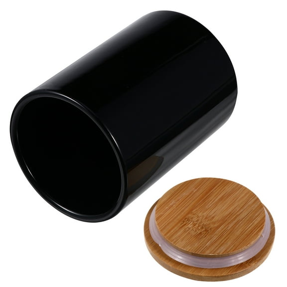 Niceauty Fresh Preservation Box Storage Can Black Ceramic 1Pack