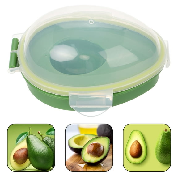 Niceauty 1Pc Avocado Ripening Box Square Shape Pp and Silicone Airtight Small for Household Users