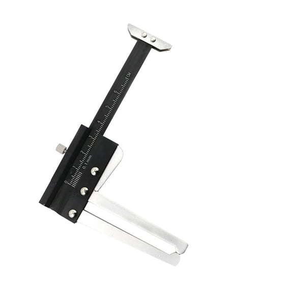 Niceauty 1Pc Practical Brake Pad Measuring Gauge Metal for Home and Garage Use