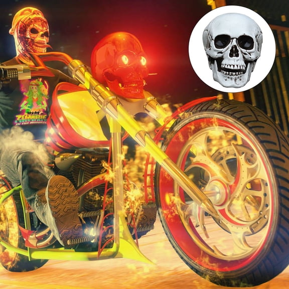 Niceauty 1Pcs Day Dead Skeleton White Plastic Decoration Men Women