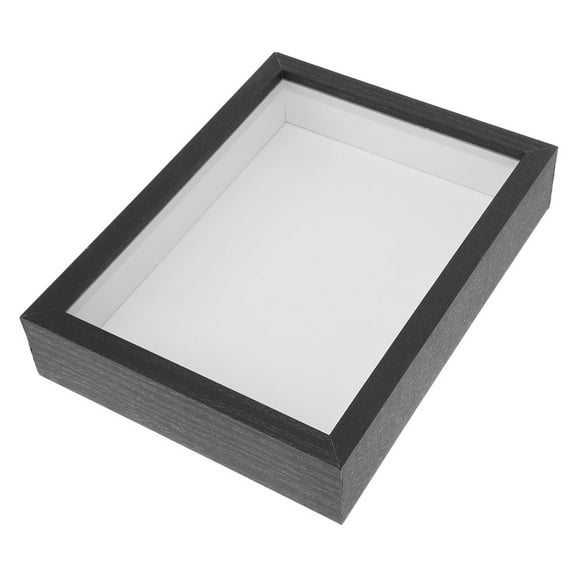 Niceauty 1Pcs Flower Display Case Black Wood Displaying Dried Flowers Nature Enthusiasts