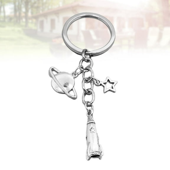 Niceauty 1Pcs Keychain Accessories Charms Silver Bag Pendant for Christmas Gifts