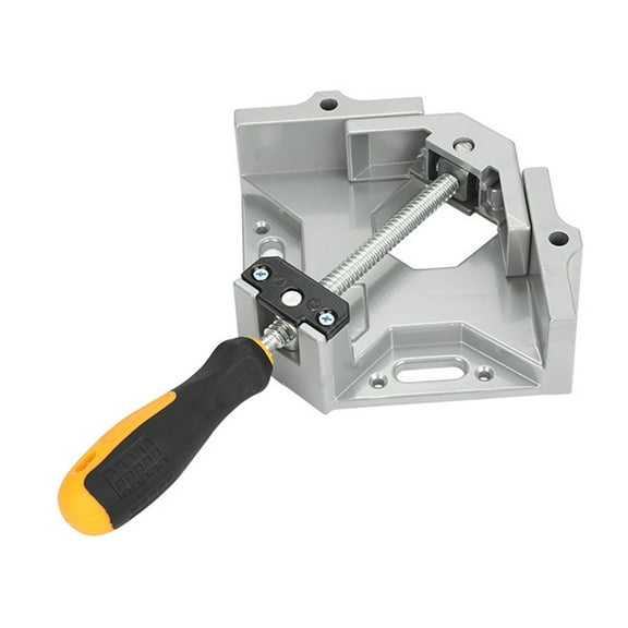 Niceauty 1Pc Woodworking Right Angle Clamp with Rotating Spindle Screw and Strong Hold