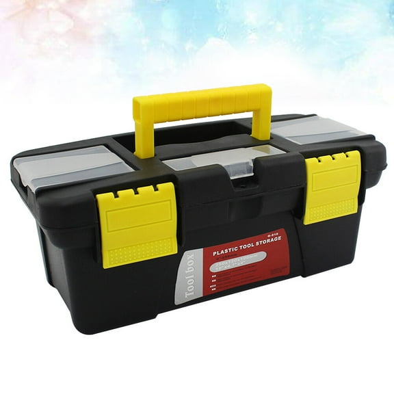Niceauty 1Pcs Tool Storage Box Portable Plastic with Ergonomically Designed Handle for DIY Enthusiasts