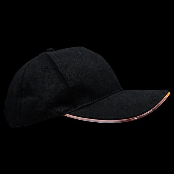 Niceauty 1Set Rechargeable LED Running Baseball Hat Black Cotton Material Comfortable Fit