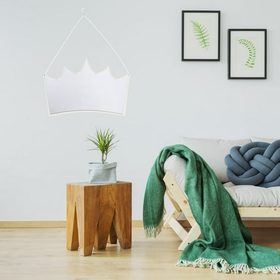 Niceauty Mirror Decoration Crown Shape Wall Art Acrylic for Adults Home Decor 1Pcs