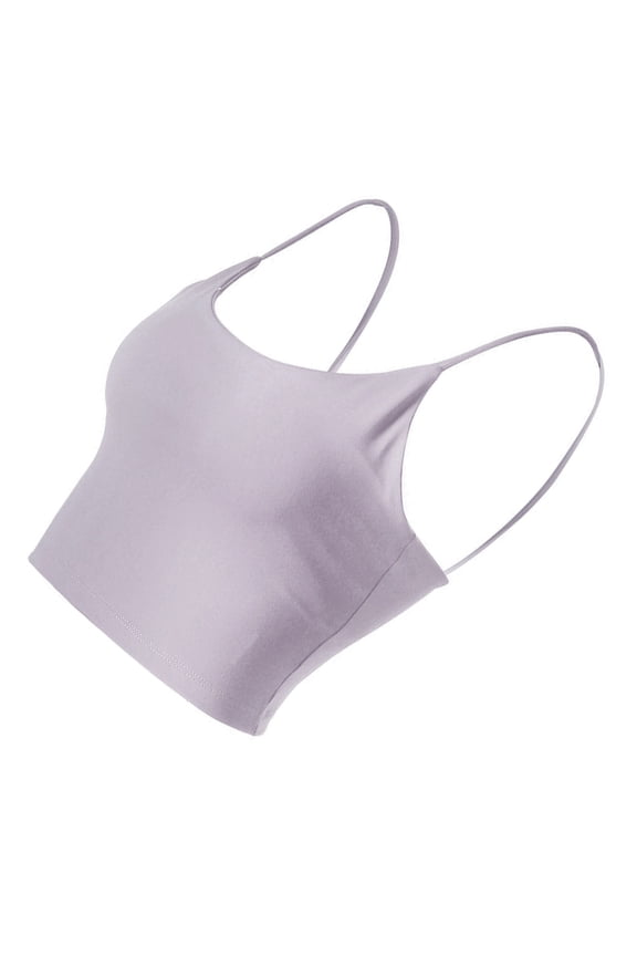 1Set Sports Vest Women Shock Absorption Nylon Lightweight for Yoga