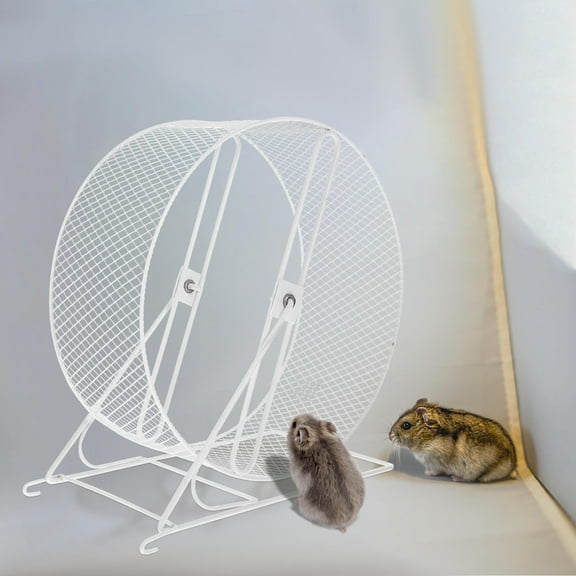 Niceauty Iron Hamster Exercise Wheel, Silent and Sturdy, Perfect for Hamsters and Squirrels