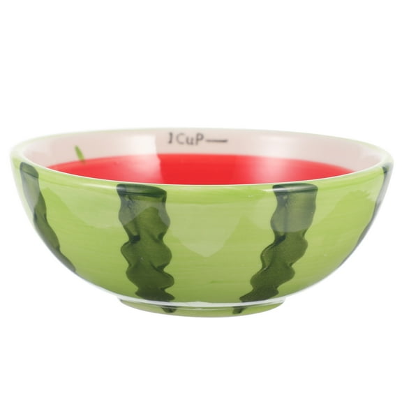 Niceauty 1pc Cartoon Fruit Design Ceramic Bowl for Kids Salad Fruit Food