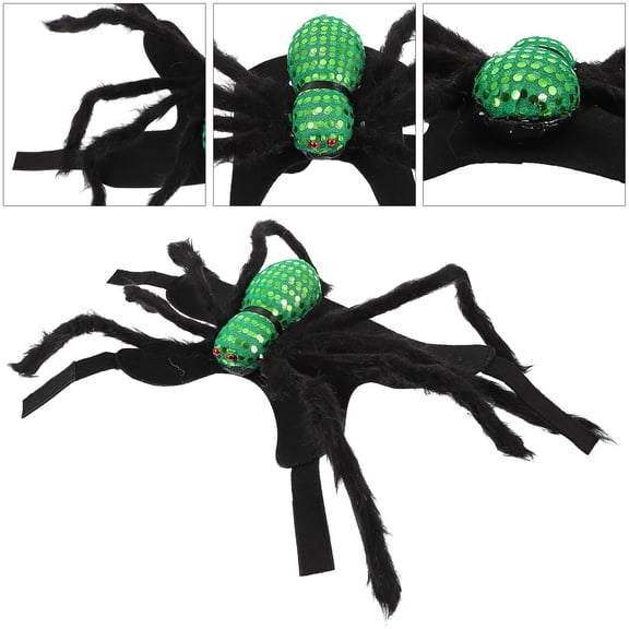 Niceauty 1pc Pet Cosplay Spider Shaped Costume for Dogs and Cats