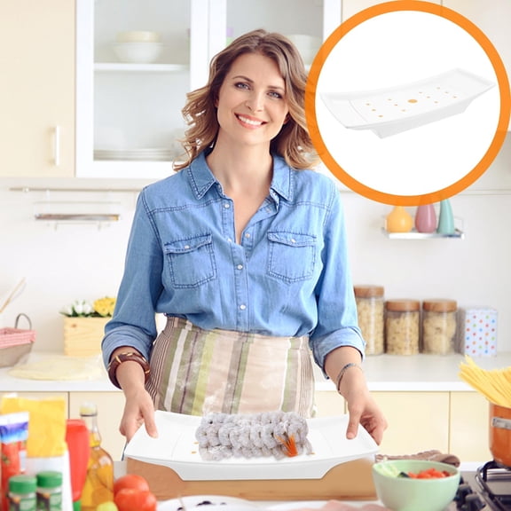 Niceauty 1pc Serving Tray Creative Shape For Cold Food Presentation And For Restaurants And Home Entertaining