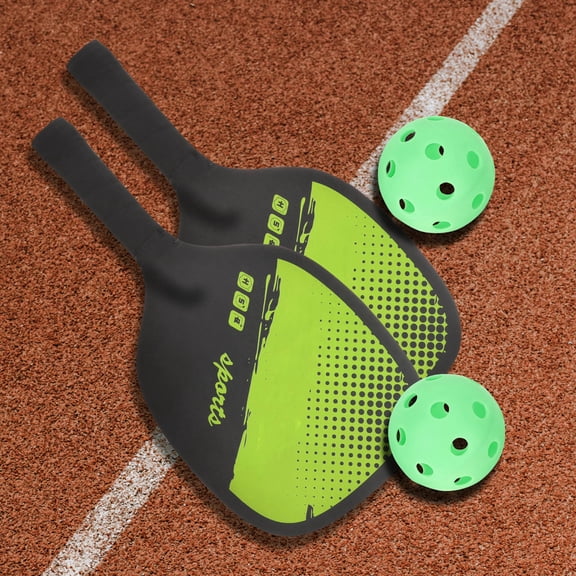 Niceauty 1set Rackets For Sturdy Lightweight Paddles With Balls For Outdoor Family Fun And Parent Interaction