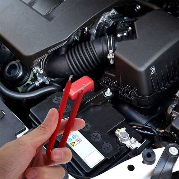 Niceauty 2Pcs Red Automotive Fuse Removal Pliers with Multifunctional Design for Easy Car Repairs