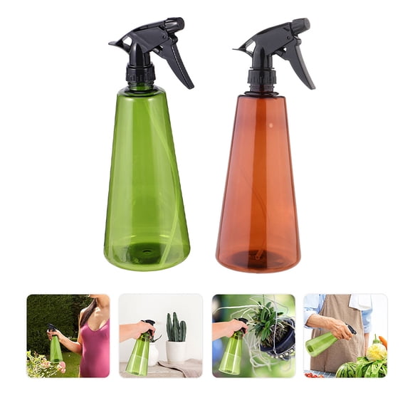 Niceauty 2Pcs Plastic Sprayer Water Spray Bottle with Labor Saving Trigger and Assorted Colors