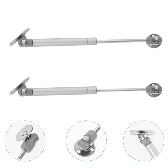 Niceauty 2 Pcs Hydraulic Hinges Gas Strut Lift Support Silver Copper For RV Platforms