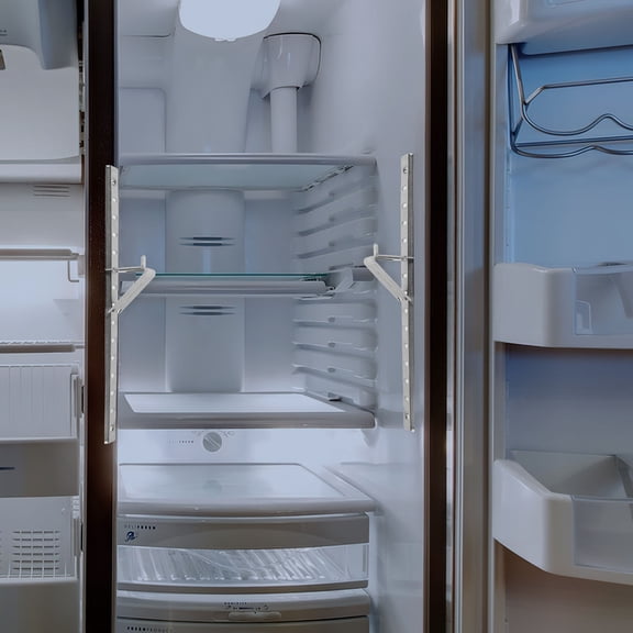 Niceauty Refrigerator Accessories Ladder Bar Silver Stainless Steel 2Pcs