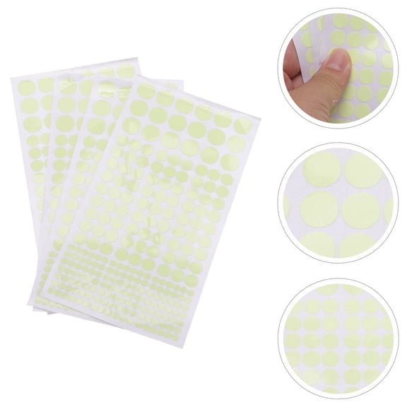 Niceauty Dot Shape Wall Decal Green 2 Sets Home Decor