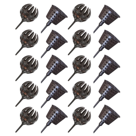 Niceauty 20 Pcs Small Garden Storage Box Plastic Coffee Gardening Accessories