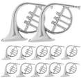 thumbnail image 1 of Niceauty 20Pcs Miniature Instruments Mini Musical Instrument Models Silver Plastic Party Favor For Tabletop Decor, 1 of 5