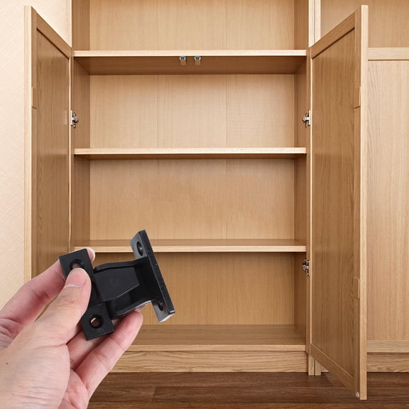 Niceauty 24 Pieces Of Plinth Fasteners Black ABS Connection Wall Protection Carpenters