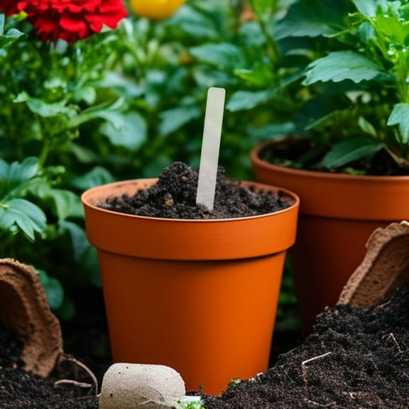 Niceauty 24pcs Acrylic Plant Markers Transparent for Gardening Flower Beds