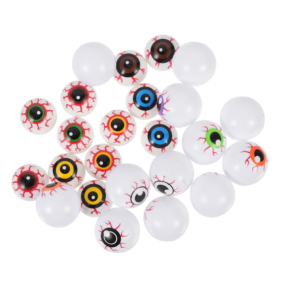 Niceauty 24pcs Scary Atmosphere Creation Eyeball Toys Assorted Color for  Party