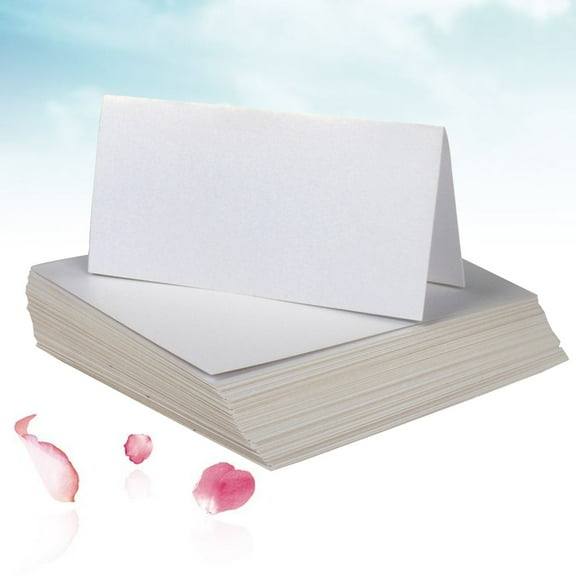 Niceauty 25Pcs Wedding Table Card White for Unique Celebration Decor