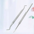 thumbnail image 1 of Niceauty 2PCS Dual Ended Toenail Cleaner Tool for Nail Care with Stainless Steel Material, 1 of 8