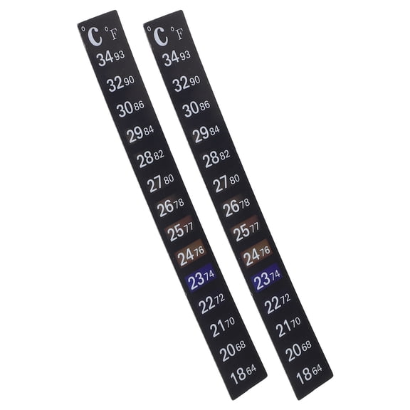 Niceauty Aquarium Thermometer Stick PET Temperature Testing 2Set