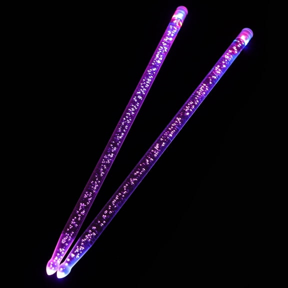 Niceauty 2Pack Colorful Drum Sticks Drum Mallets Percussion Acrylic Assorted Color