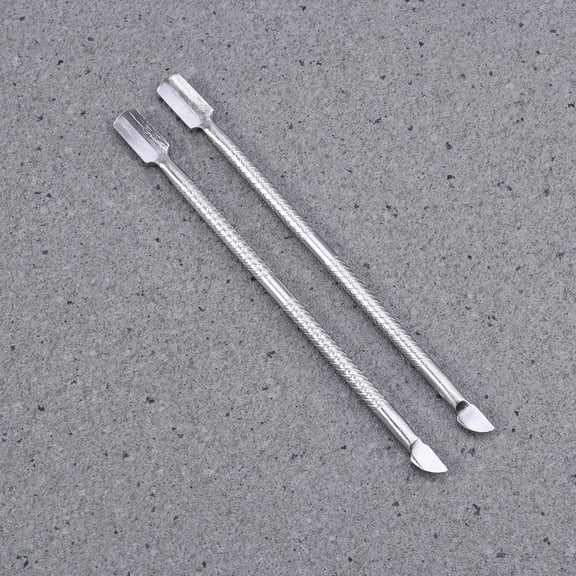 Niceauty 2Pack Cuticle Tool Sets Stainless Steel Nail Care Tool for Pedicure and Manicure