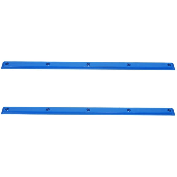 Niceauty 2Pcs Universal Blue Plastic Skateboard Rail Durable Anti Collision Parts