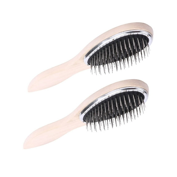 Niceauty 2Pack Tease Comb Wood Reducing Frizz for Daily Use Professional Stylist Recommended