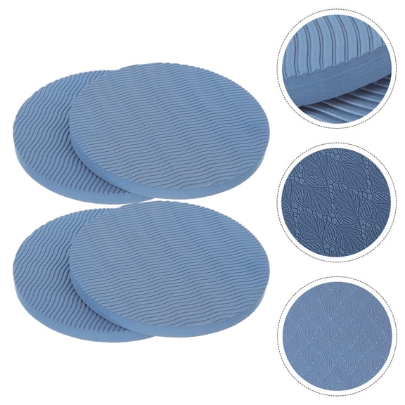 Niceauty 2Pairs Blue Yoga Knee Pads Cushion for Kneeling Work Mat and Pilates Support