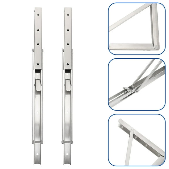 Niceauty 2Pcs Angle Bracket Stainless Steel for Microwave Oven Multipurpose Application