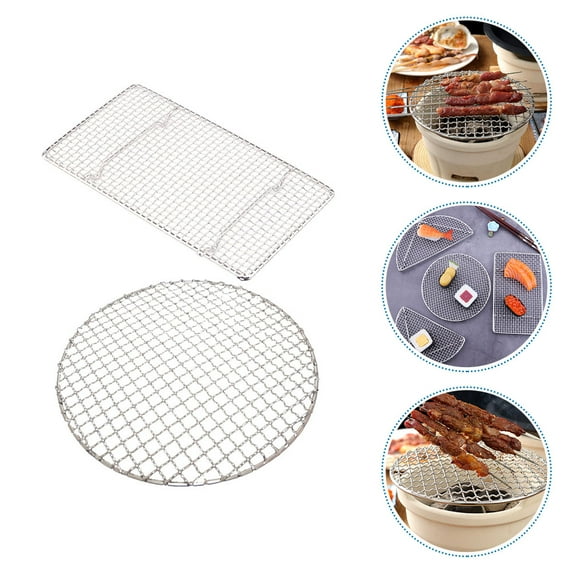 Niceauty 2Pcs Grill Rack Stainless Steel for Barbecue Enthusiasts ...