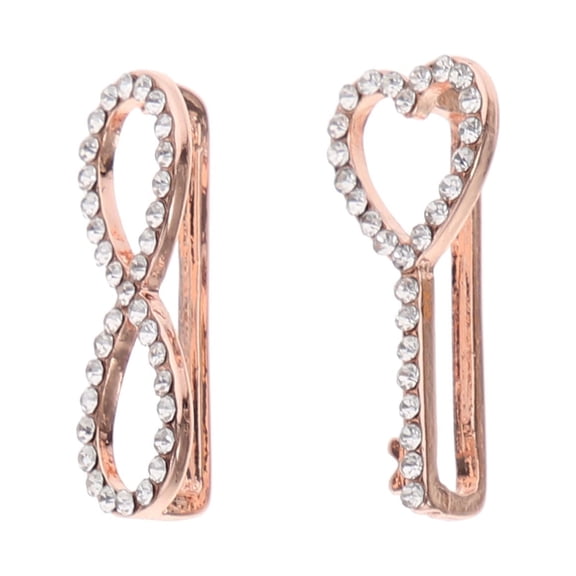 Niceauty Watchstrap Decor Decorative Key Ring Loops Alloy 2Pcs