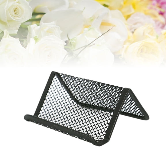 Niceauty 2Pcs Desktop Shelf Black Mesh Designed For Office Professionals Desk Storage
