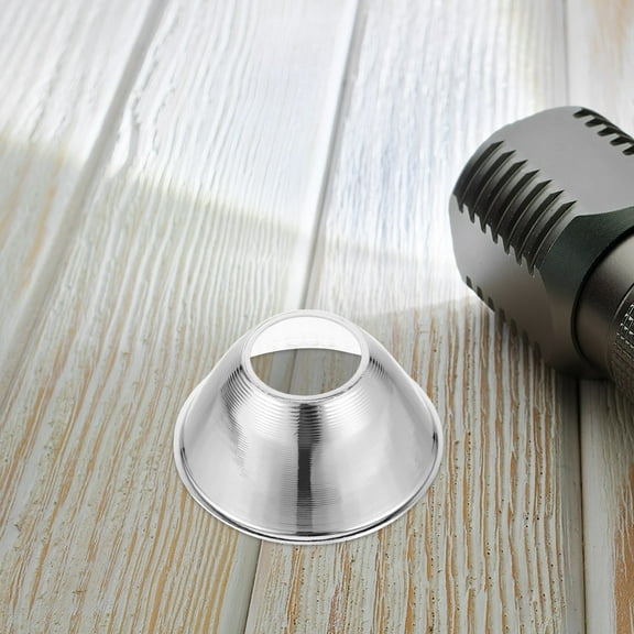 Niceauty Spotlights Flashlight Reflector Cup Aluminum 2Pcs