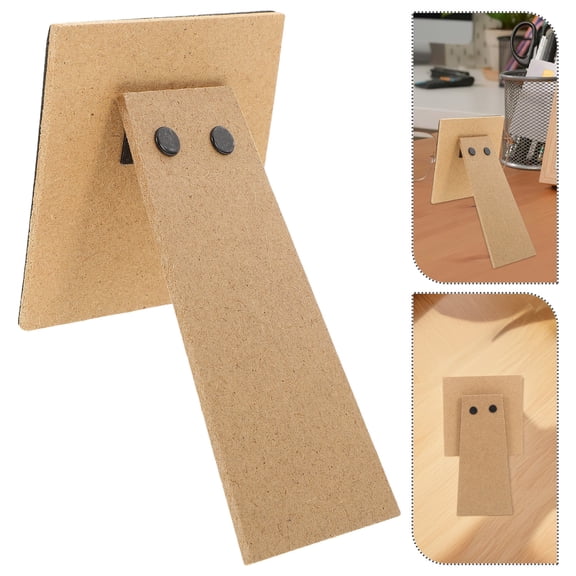 Niceauty DIY Picture Frame Easel Stand Khaki Foldable for Stable Display 2Pcs