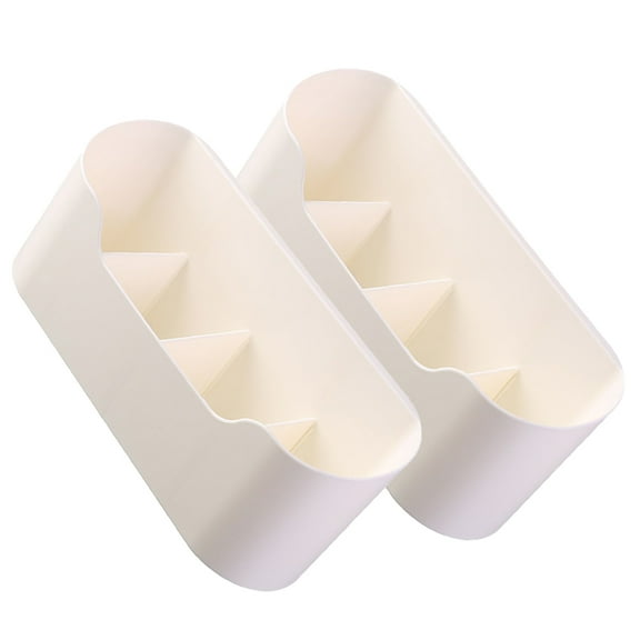 Niceauty 2Pcs Small Compartment Organizer Box Hanging Basket for Bathroom Sundries and Kitchen Storage