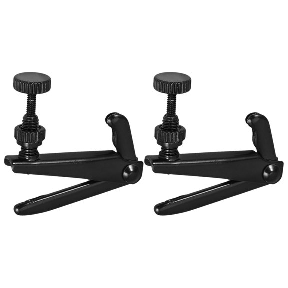 Niceauty Violin Fine Tuning Screw Adjuster Black 2Pcs