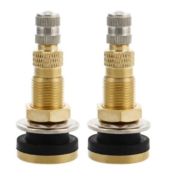 Niceauty 2Pcs Heavy Duty Copper Valve Stems for Tractor Tire and Agricultural Vehicles