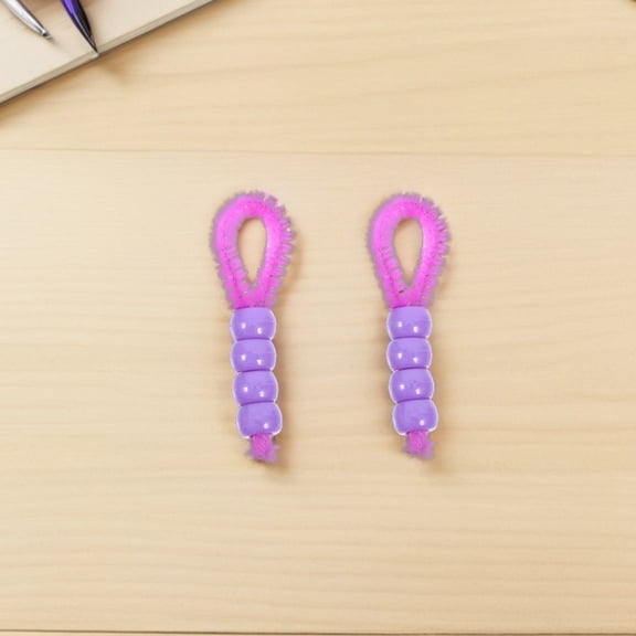 Niceauty 2pcs Convenient Navel Cleaning Brush Belly Button Cleaner Tool For Daily Use With Purple PE Ergonomic Design