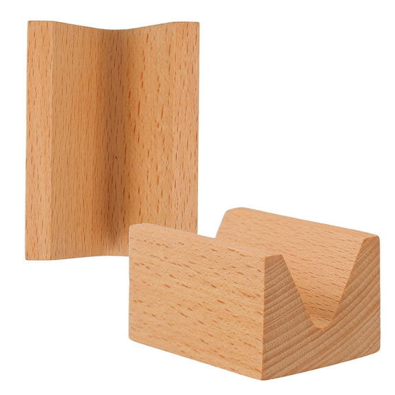 Niceauty Reusable Sushi Plate Sushi Stand Wood Light Brown 2Pcs